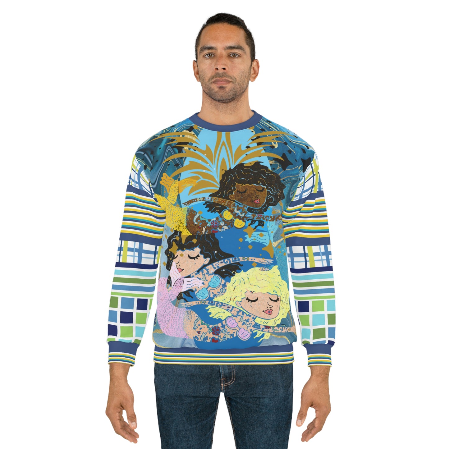 Goddess of the Sea Mermaid Design Unisex Sweatshirt