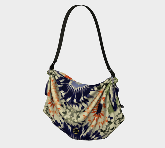 Bolso tipo bufanda Hobo Starburst abstracto morado