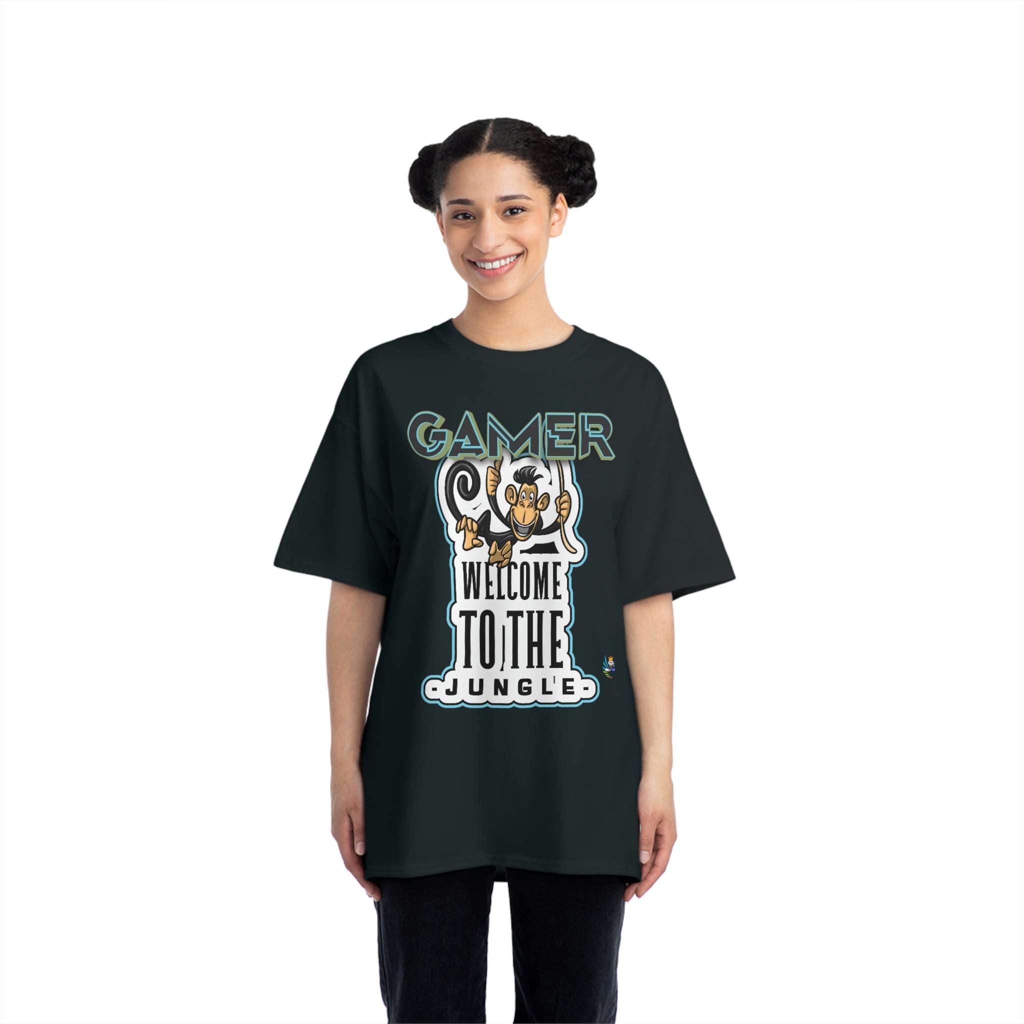 Bienvenido a la camiseta para juegos unisex Jungle Heavyweight 