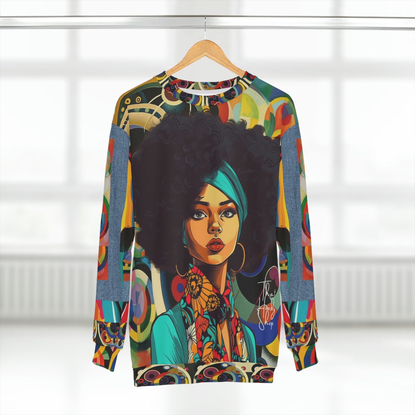 Sudadera unisex Afro Queen-Solace Girl Edition