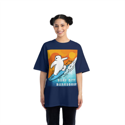 Surf City Boardshop Polar Bear Mascot Sunset Edition Unisex Heavyweight Tee