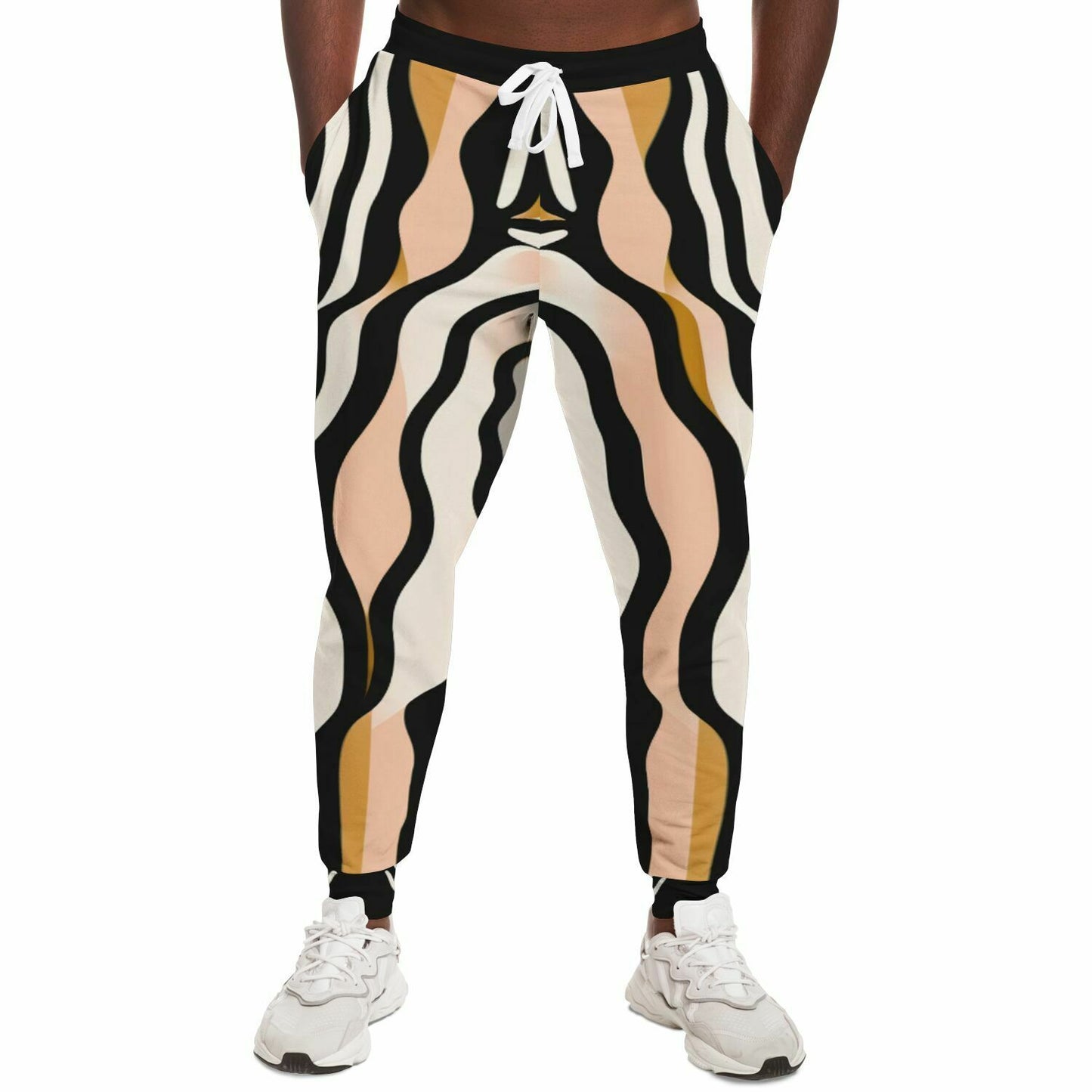 Ballerina in Garden Zebra Floral Eco-Poly Unisex Joggers