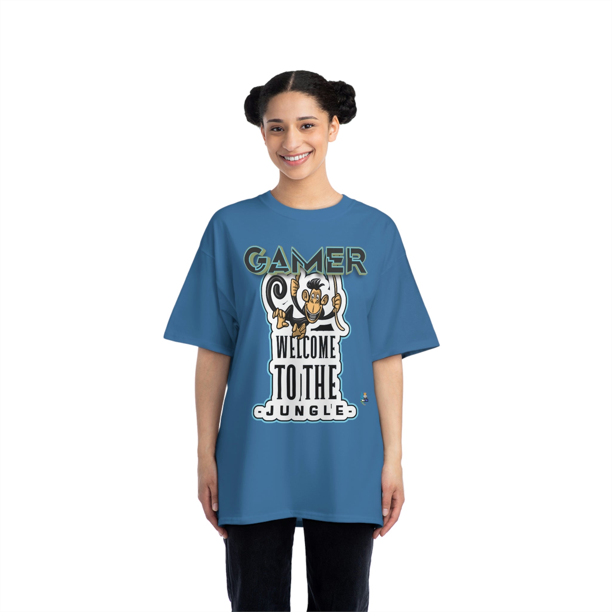 Bienvenido a la camiseta para juegos unisex Jungle Heavyweight 