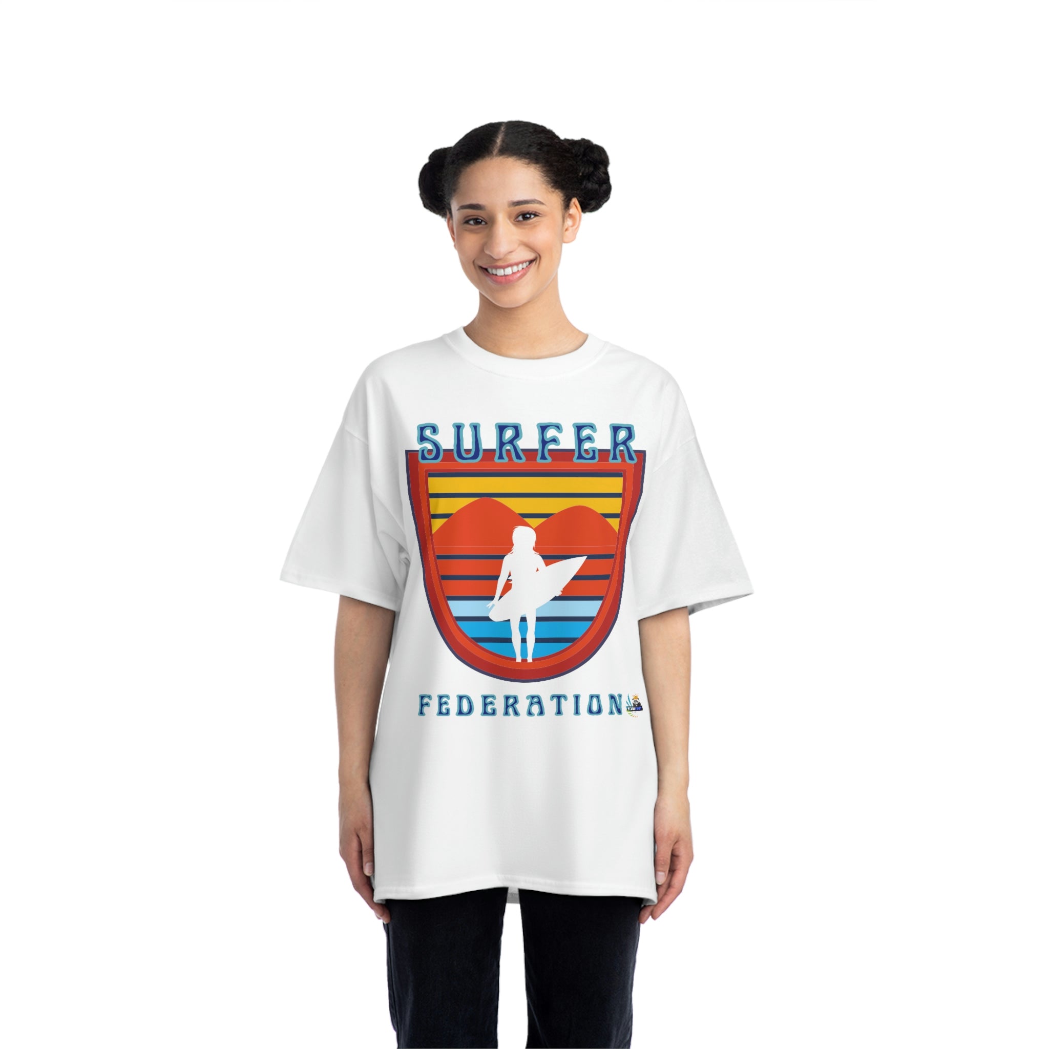 Camiseta de peso pesado de la Liga de la Federación de Surfistas