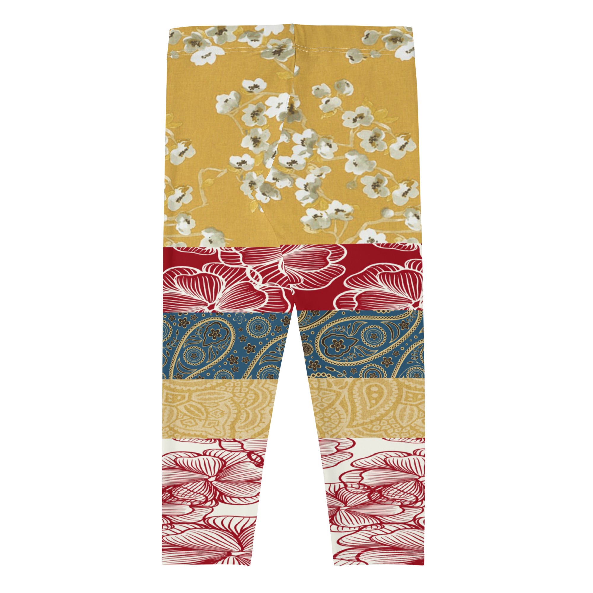 Blesses Espagnols Patchwork Capri Leggings