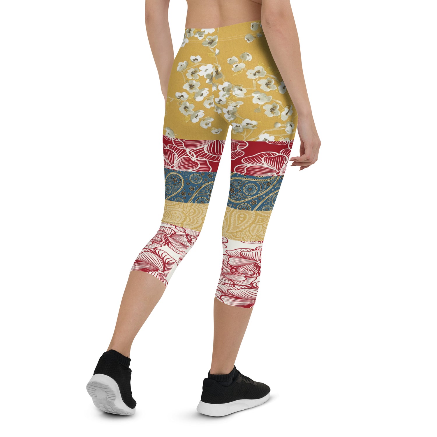 Blesses Espagnols Patchwork Capri Leggings