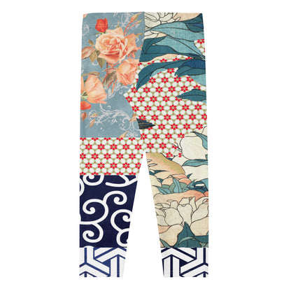 Little Canary Japanese Floral Capris