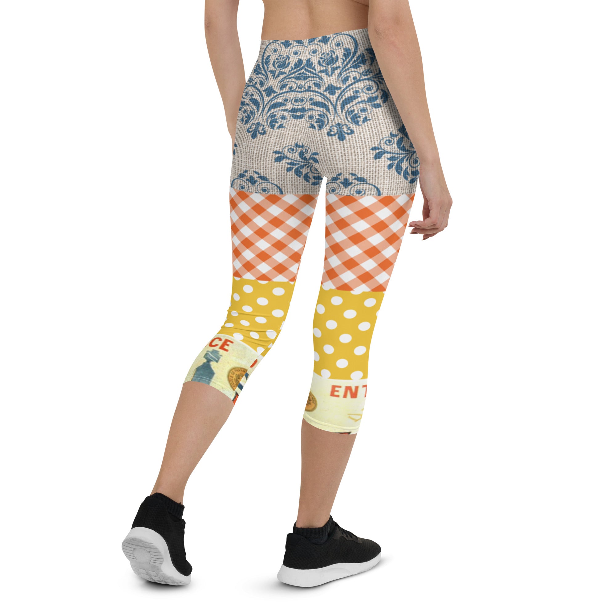 Le Gaulois Gallic French Rooster Capri Leggings