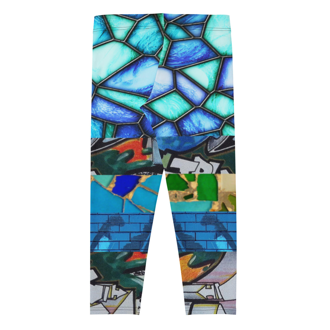 Indigo Girl Graffiti Capri Leggings