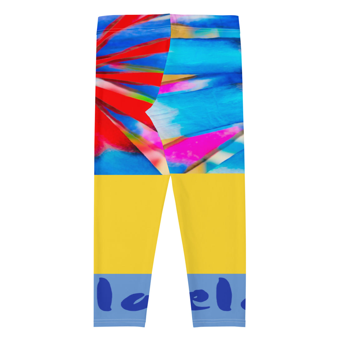 ¡Relájate, ve a ello! Leggings Capri Prisma Arco Iris