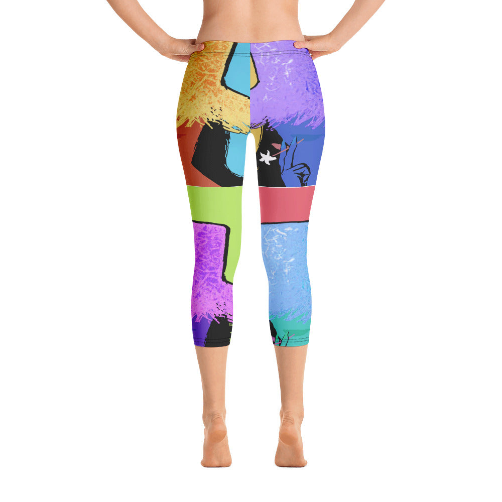 Tahiti Girl Calypso 4-Square Capris