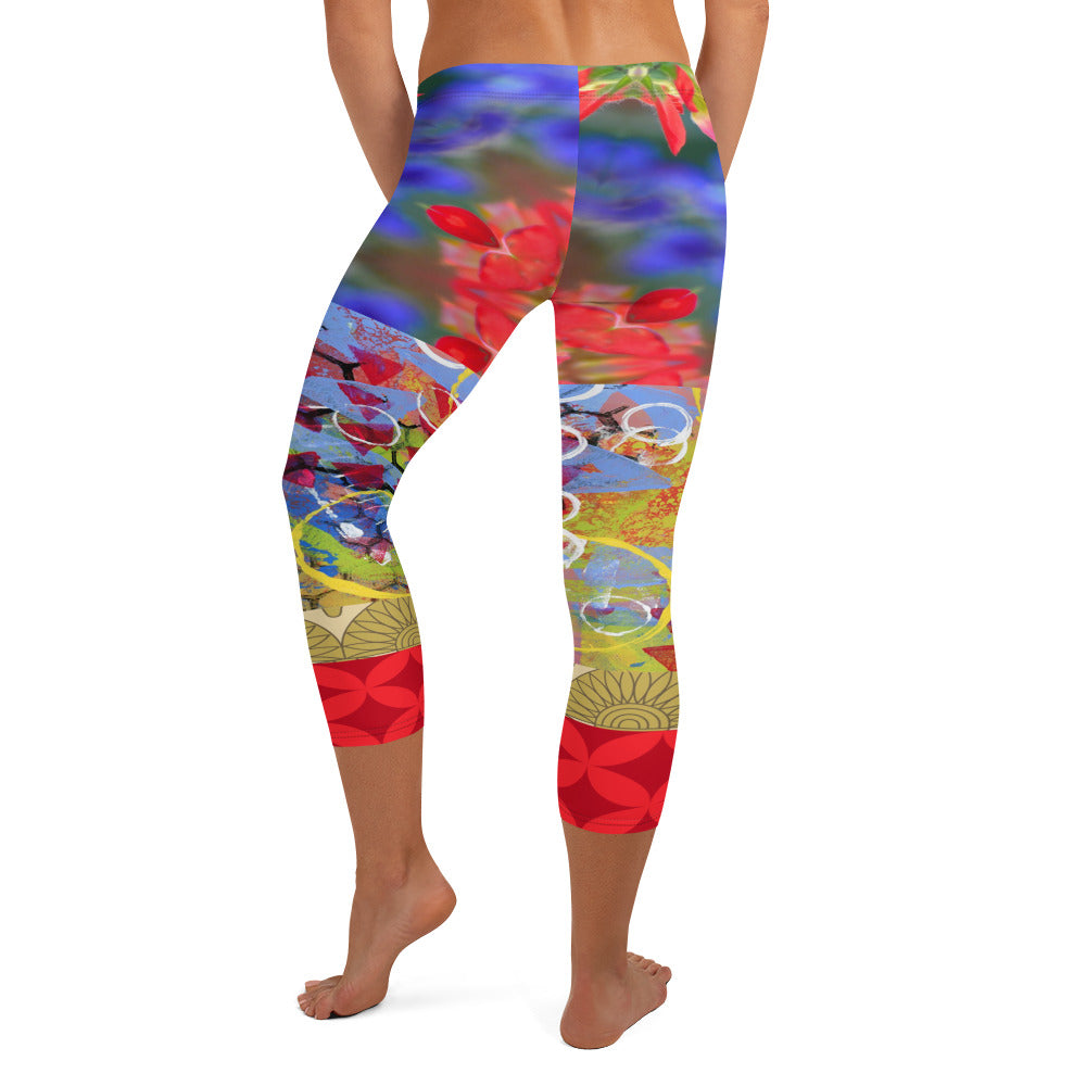 Winter Jubilee Capri Leggings