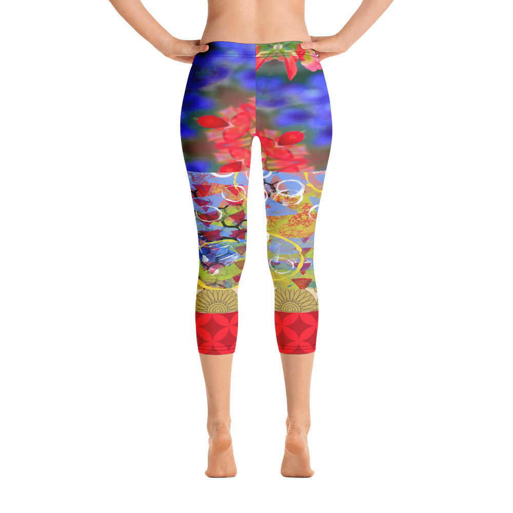 Winter Jubilee Capri Leggings