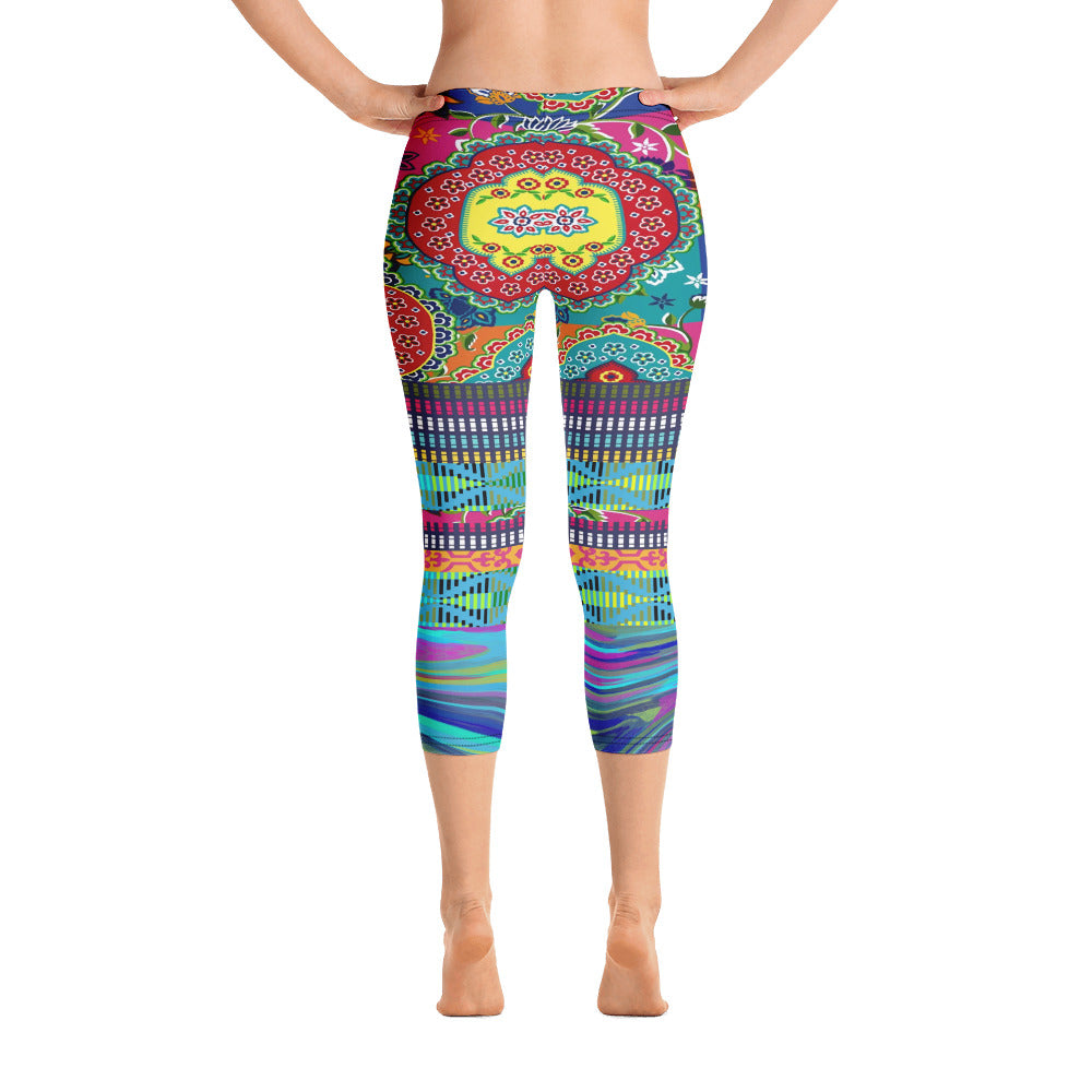 Soy Divina Femenina Leggings Capri