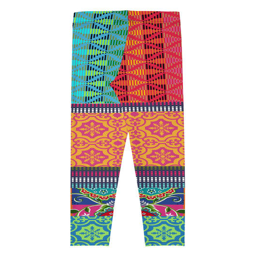 Time Traveler Psychedelic Capri Leggings