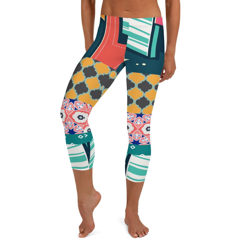 Las Vegas Cool Fantasico Capri Leggings