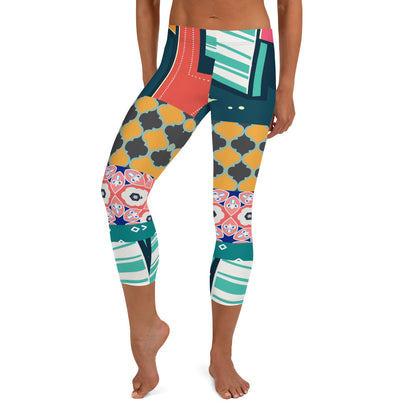 Las Vegas Cool Fantasico Capri Leggings