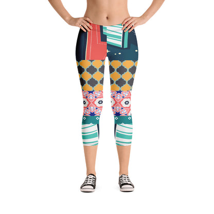 Las Vegas Cool Fantasico Capri Leggings