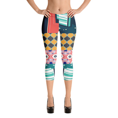 Las Vegas Cool Fantasico Capri Leggings