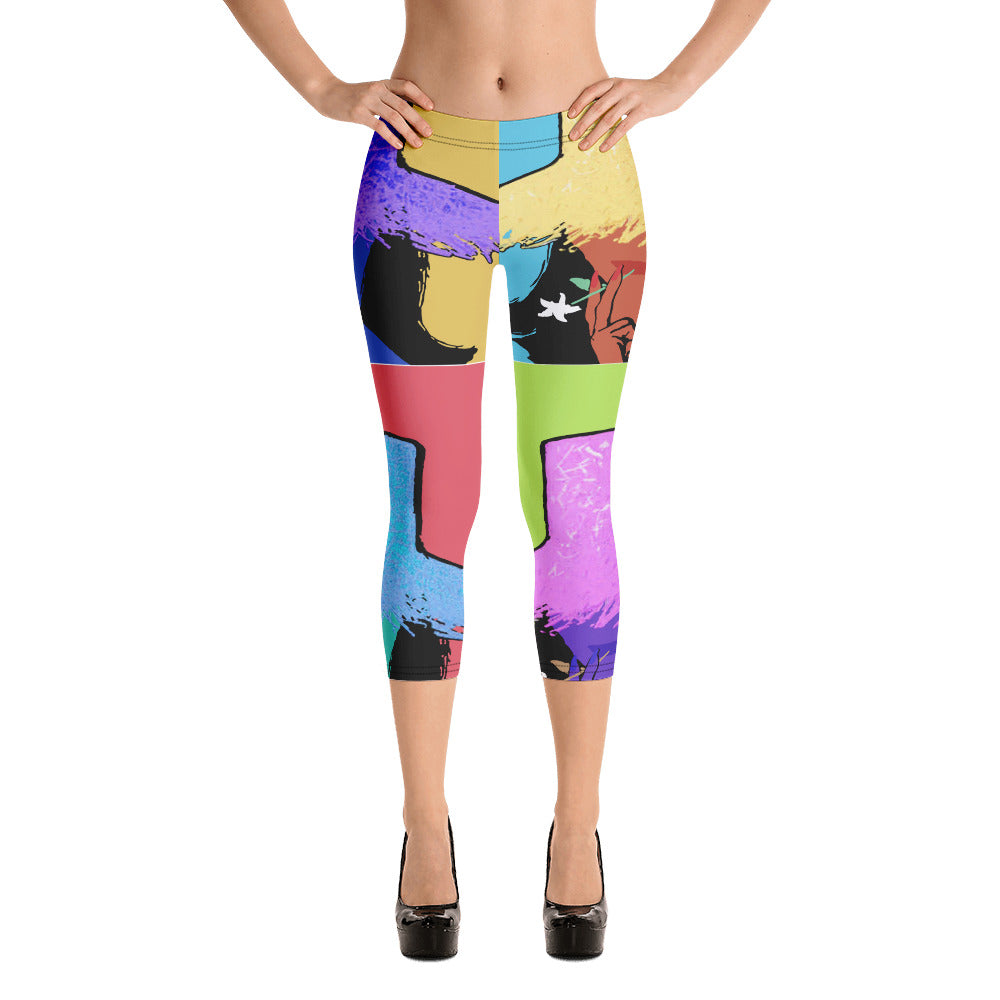 Tahiti Girl Calypso 4-Square Capris