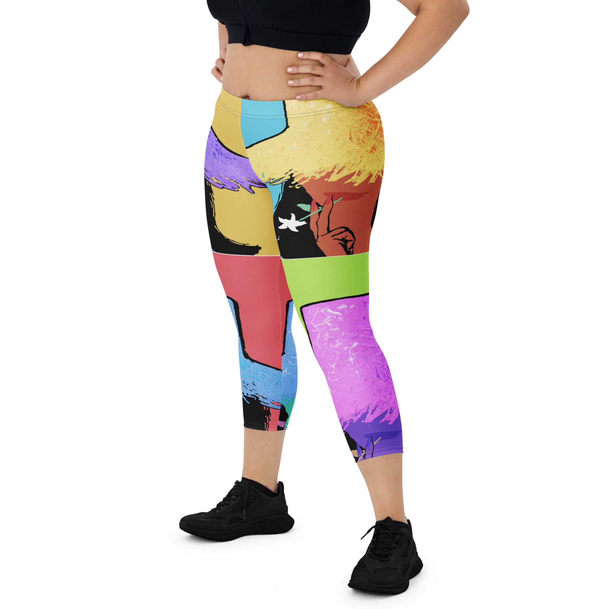 Tahiti Girl Calypso 4-Square Capris