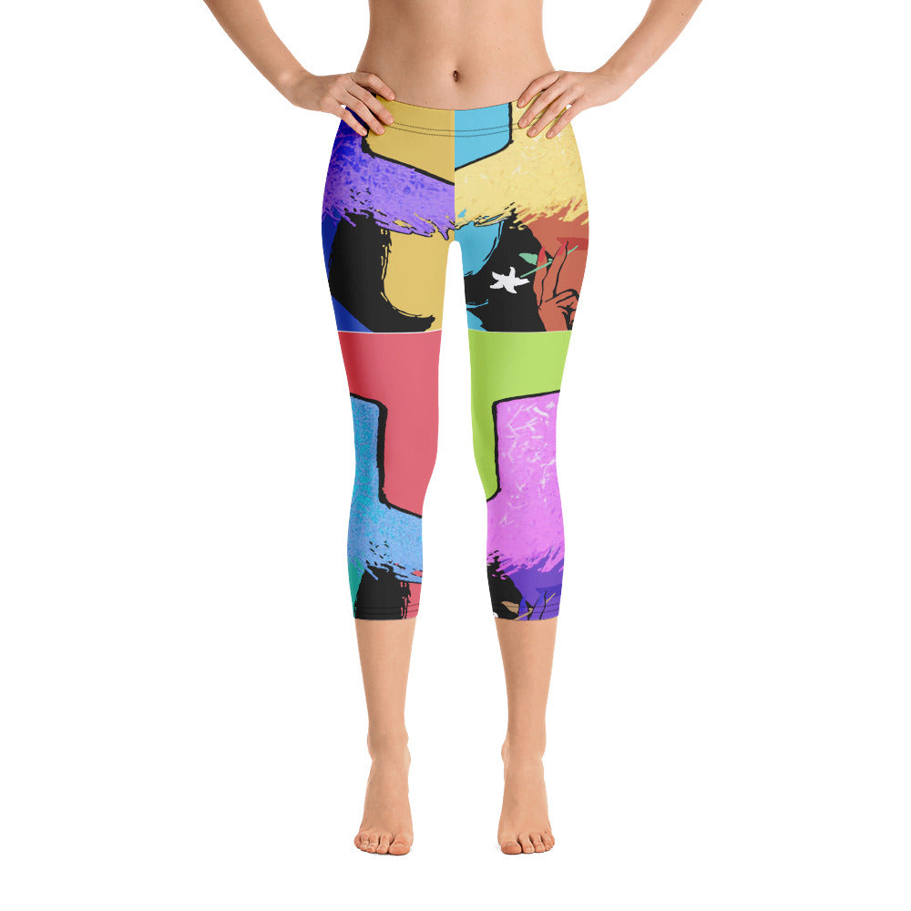 Tahiti Girl Calypso 4-Square Capris