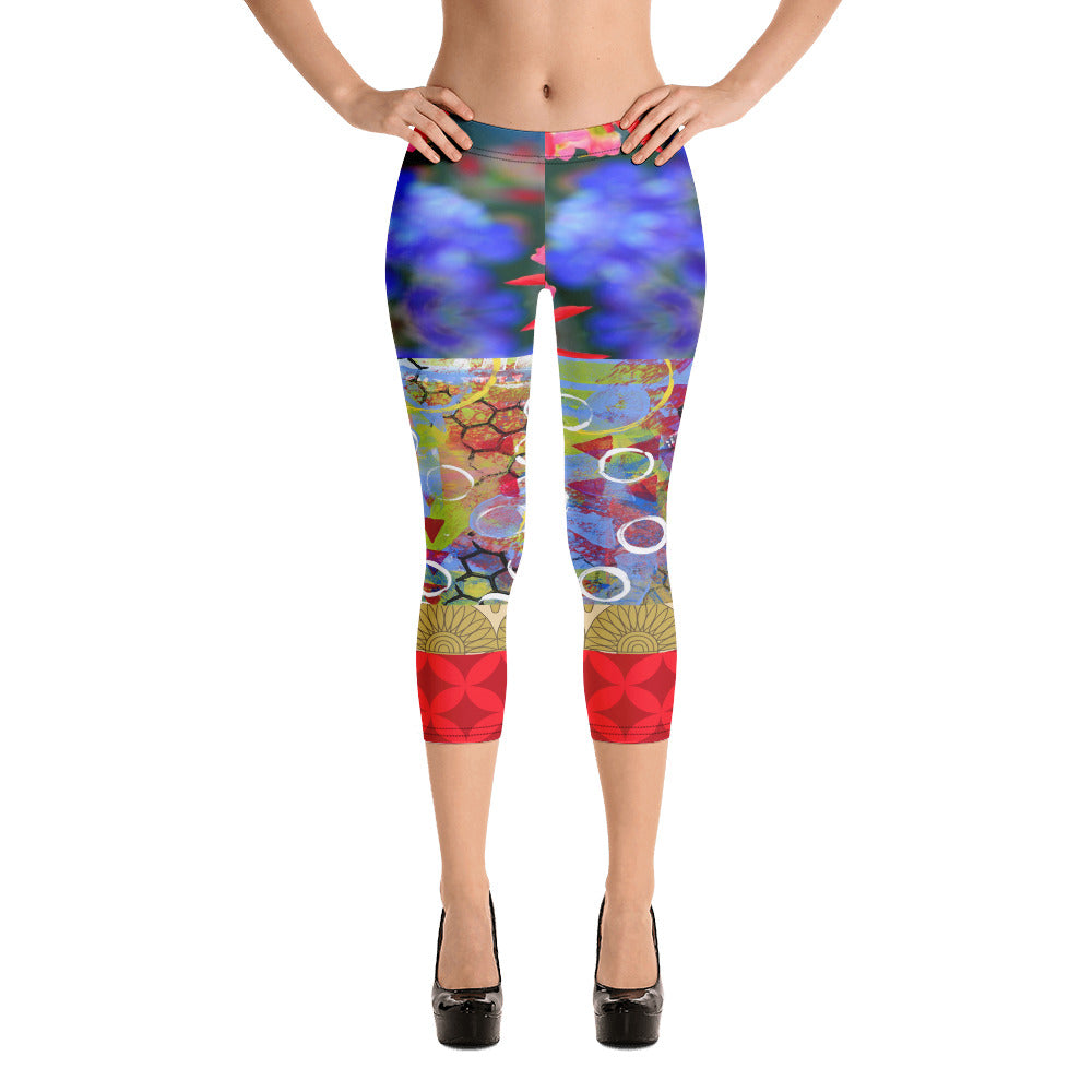 Winter Jubilee Capri Leggings