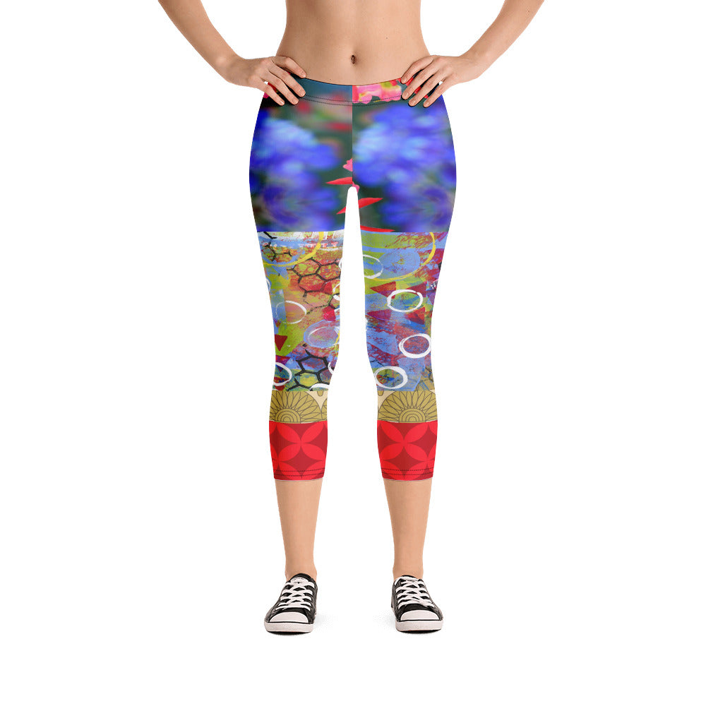 Winter Jubilee Capri Leggings