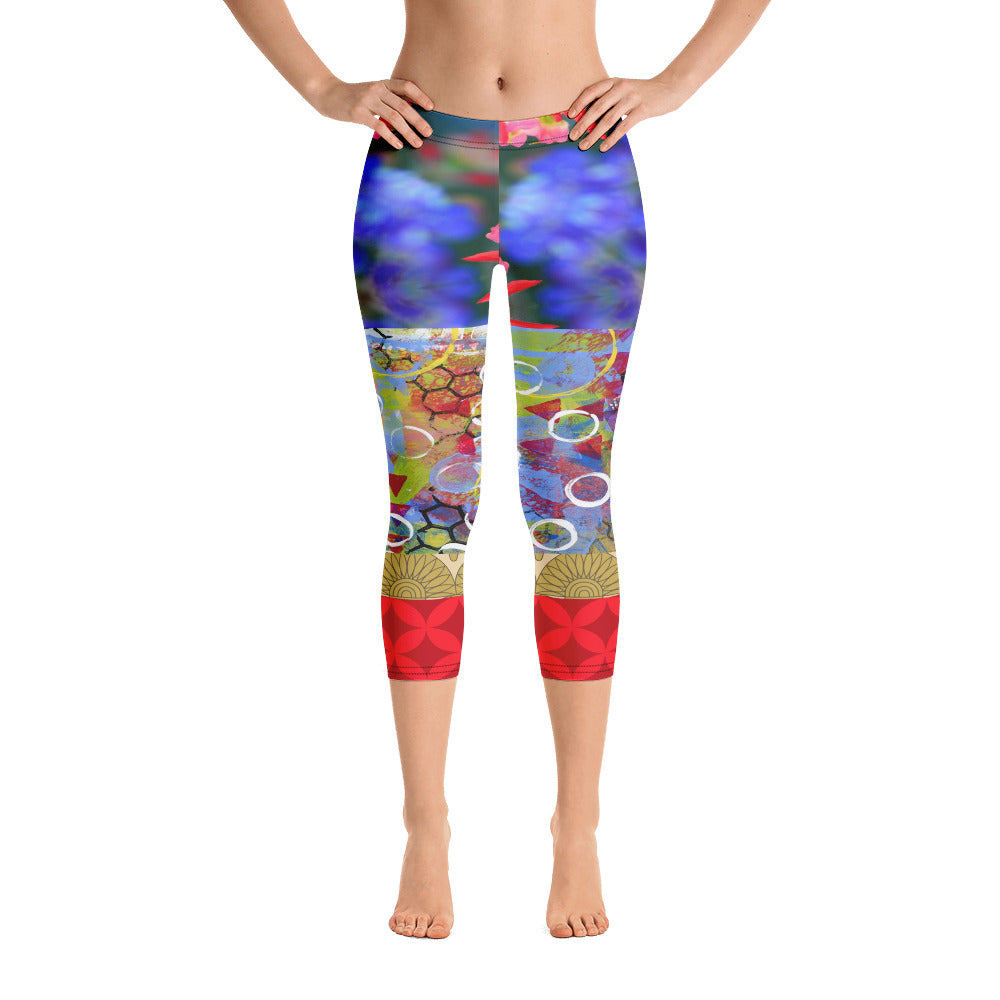 Winter Jubilee Capri Leggings