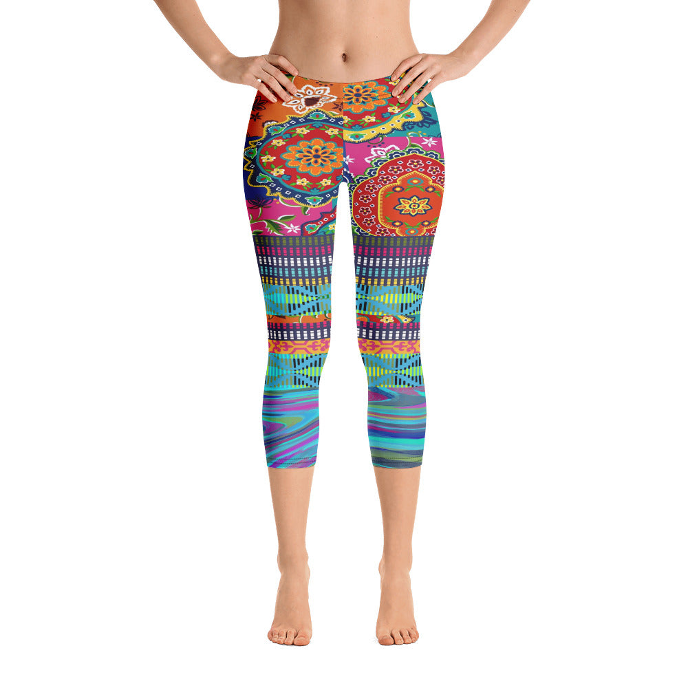 Soy Divina Femenina Leggings Capri