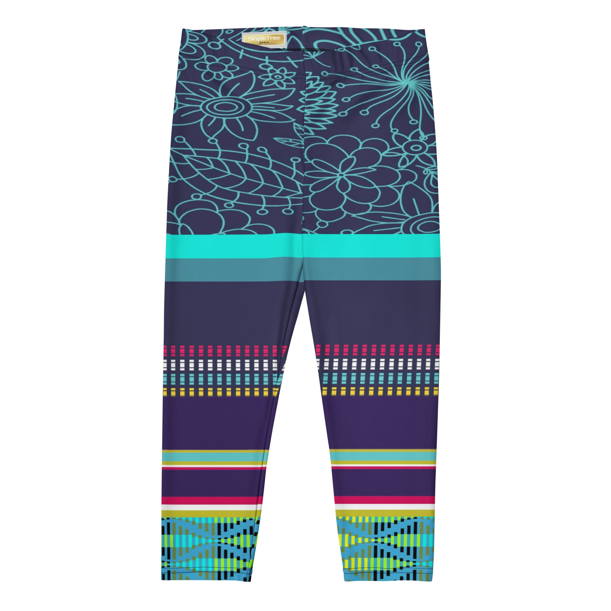 Leggings Capri Luces de medianoche de Nimiipuu Nez Perce