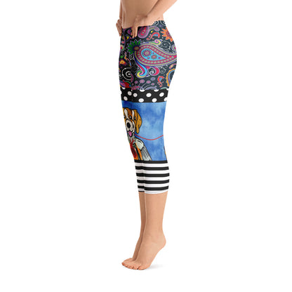 Leggings Capri BFF para siempre repetidos