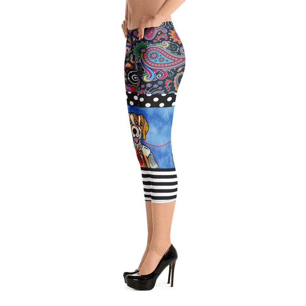 Leggings Capri BFF para siempre repetidos