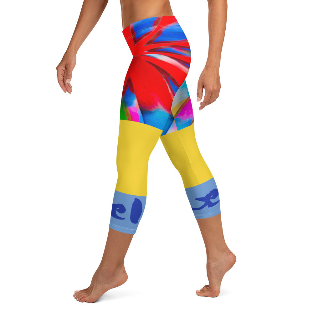 Relax Go To IT! Rainbow Prism Capri Leggings