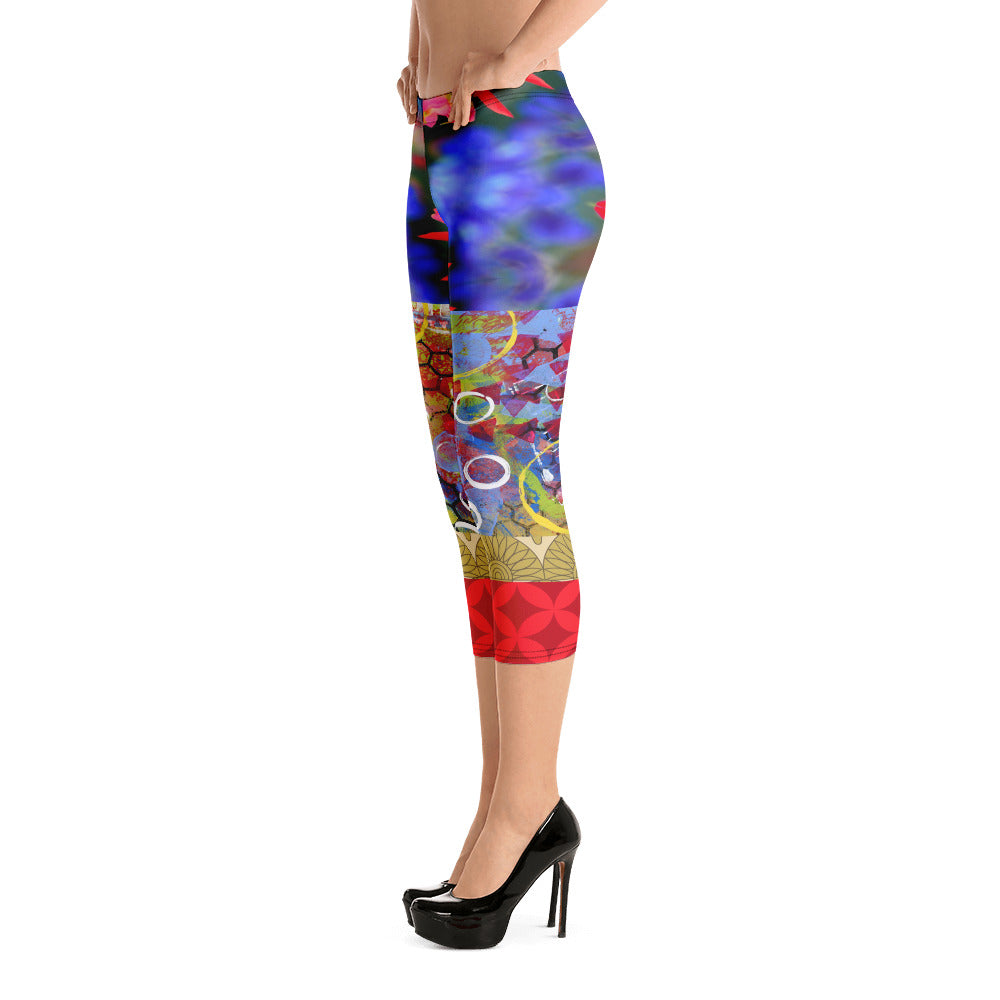 Winter Jubilee Capri Leggings