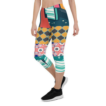 Las Vegas Cool Fantasico Capri Leggings