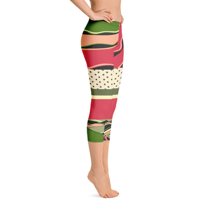 CanCan Leggings capri con estampado de bailarina vintage para niñas