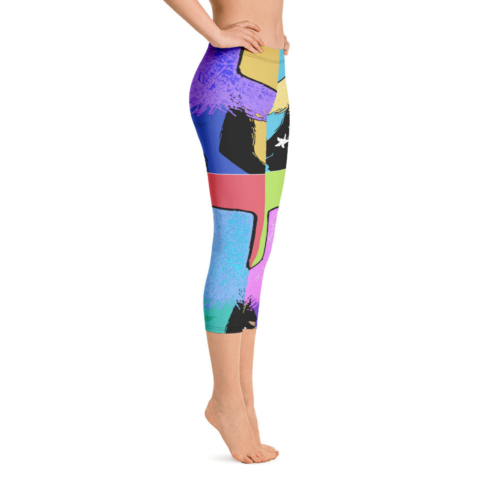 Tahiti Girl Calypso 4-Square Capris