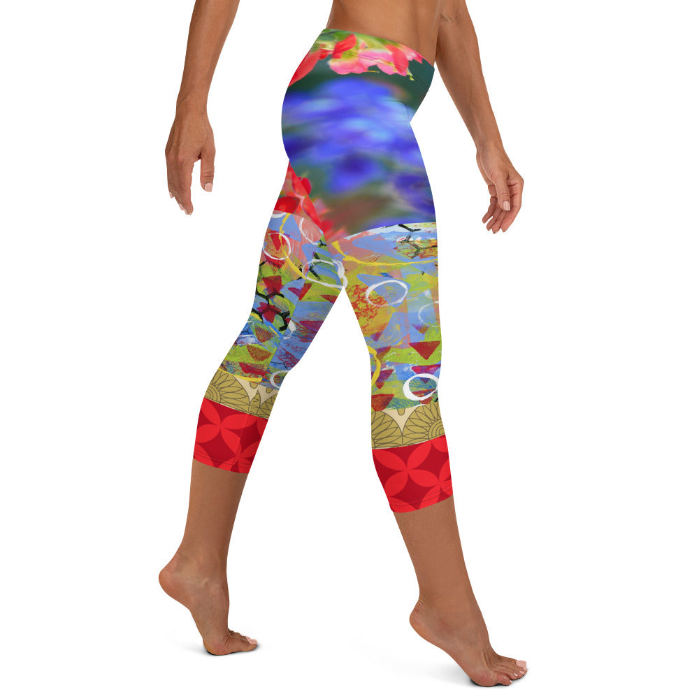 Winter Jubilee Capri Leggings