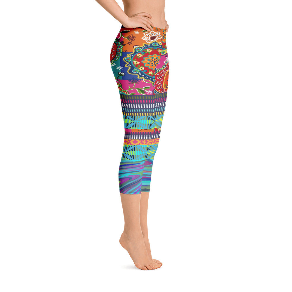 I am Divine Feminine Capri Leggings