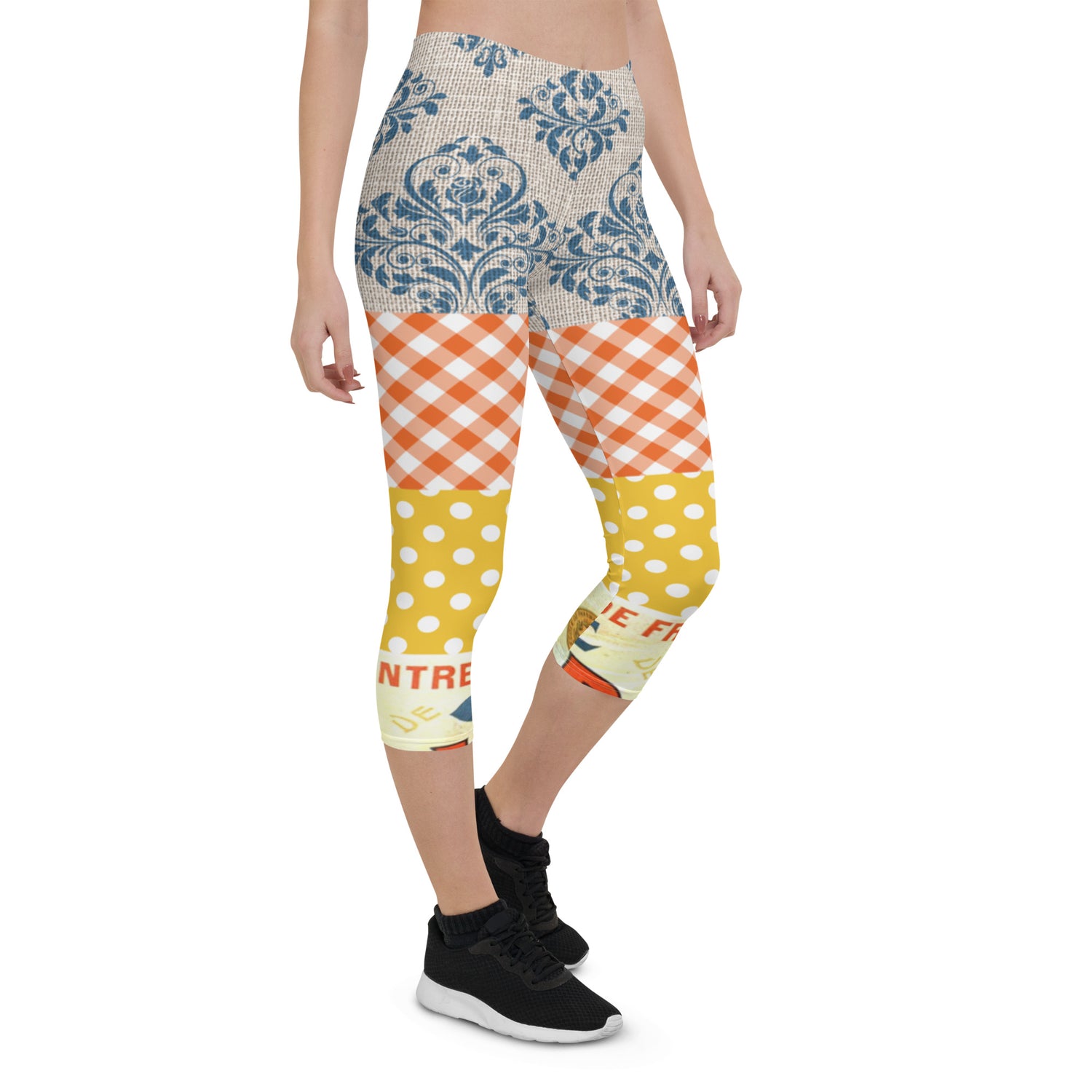 Le Gaulois Gallic French Rooster Capri Leggings