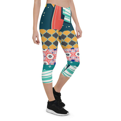 Las Vegas Cool Fantasico Capri Leggings