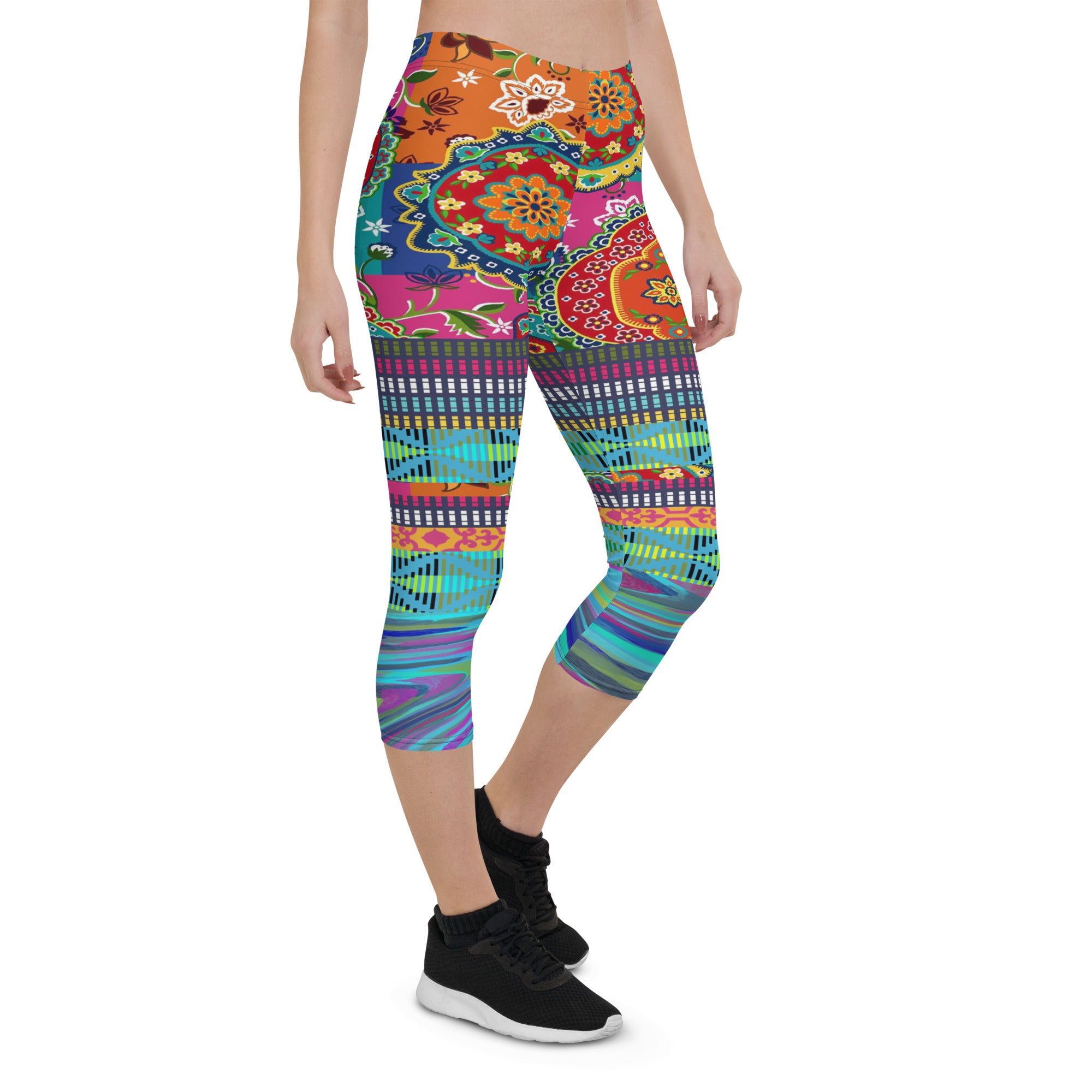 I am Divine Feminine Capri Leggings