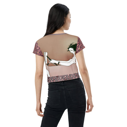 Adios! AOP Crop Tee