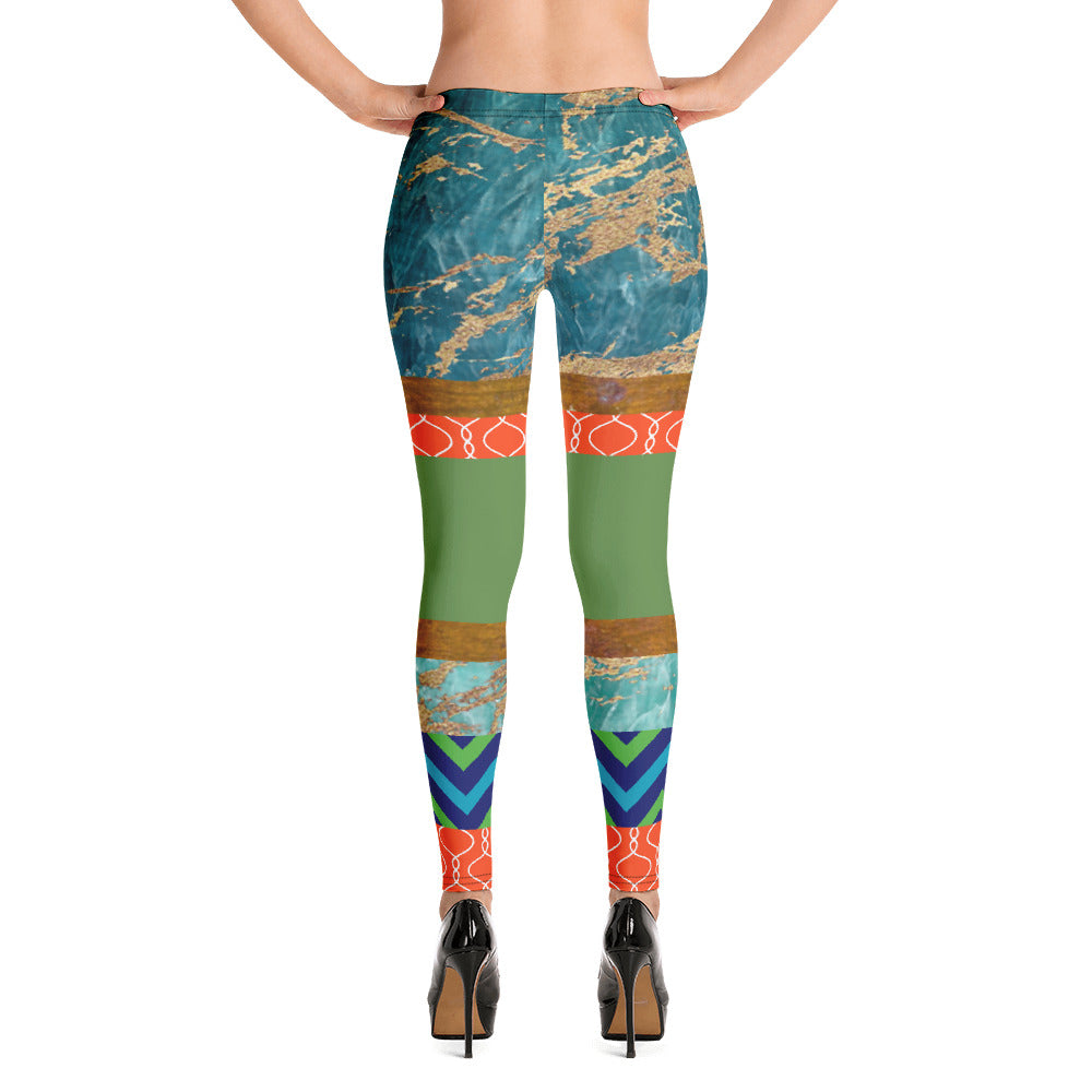 Galapagos Turtle Island Leggings