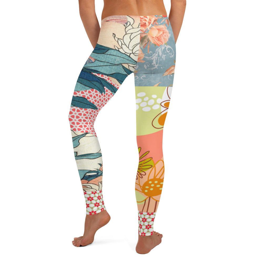 Leggings florales japoneses de Little Canary