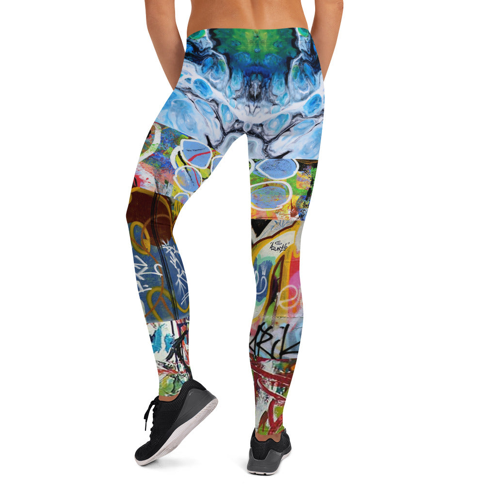 Leggings Vesuvia Melange Graffiti