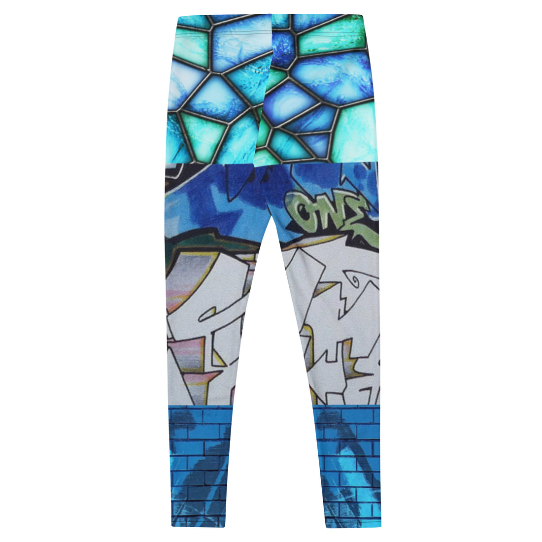 Indigo Girl Blue Graffiti Leggings