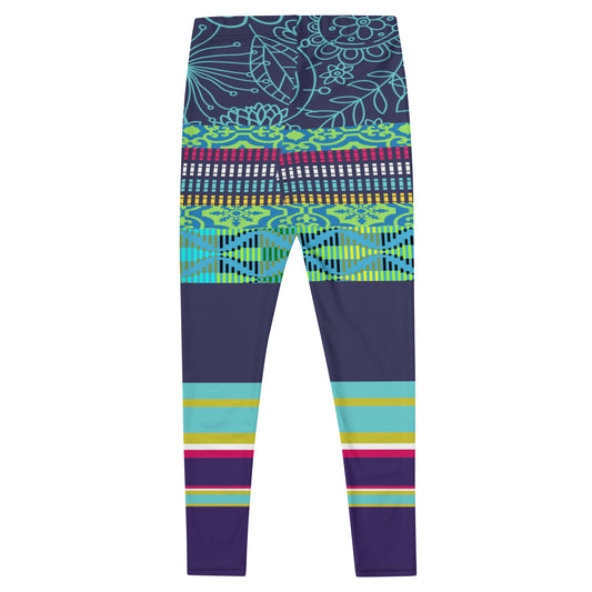 Nimiipuu Nez Perce Midnight Stripe Leggings