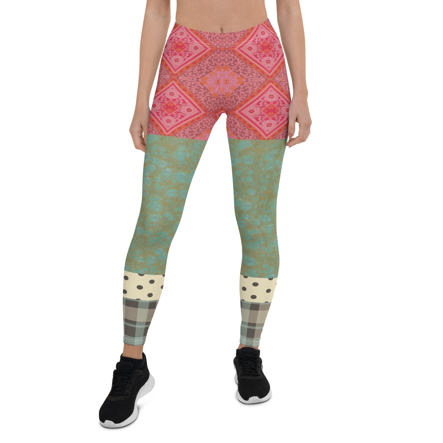 CanCan Girls Indian Batiq Patchwork Capri Leggings